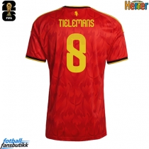 Belgia Youri Tielemans #8 Hjemmedrakt VM 2026 Kortermet